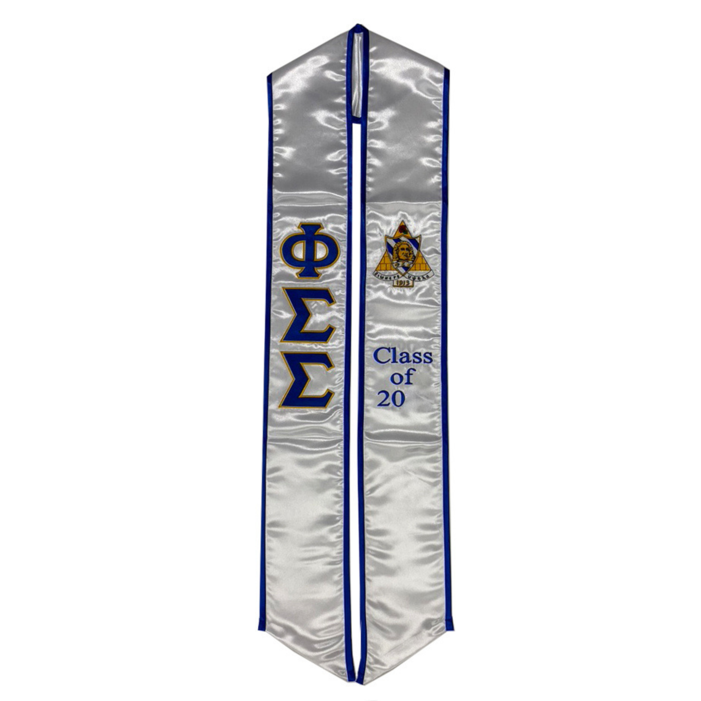 Phi Sigma Sigma Graduation Sash Stole
