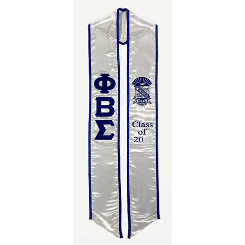 Phi Beta Sigma Graduation Sash Stole