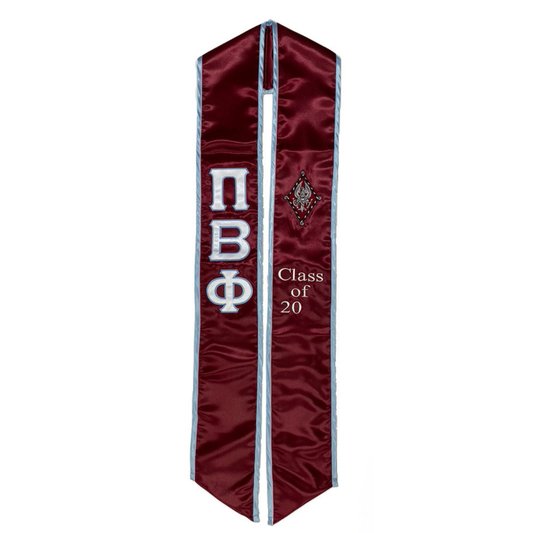 Pi Beta Phi Graduation Sash Stole