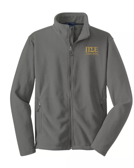 Pi Sigma Epsilon Custom Fleece Full-Zip Jacket | Greek Organization Jacket