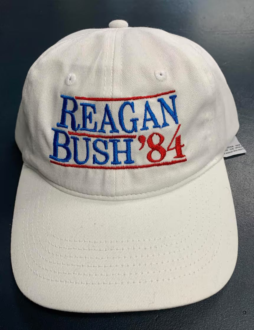 Reagan Bush 1984 remake Embroidered Campaign Dad Hat