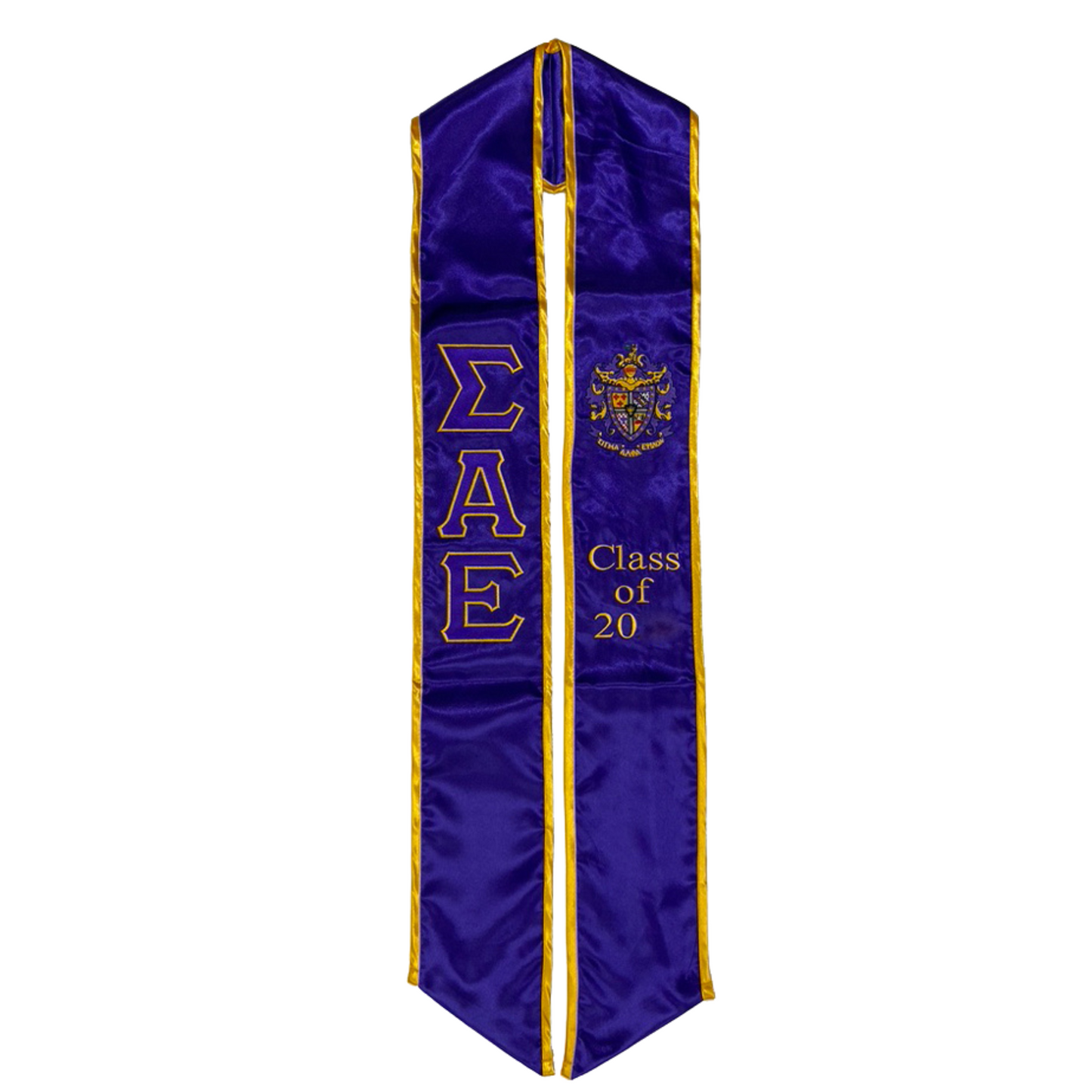 Sigma Alpha Epsilon Graduation Sash Stole