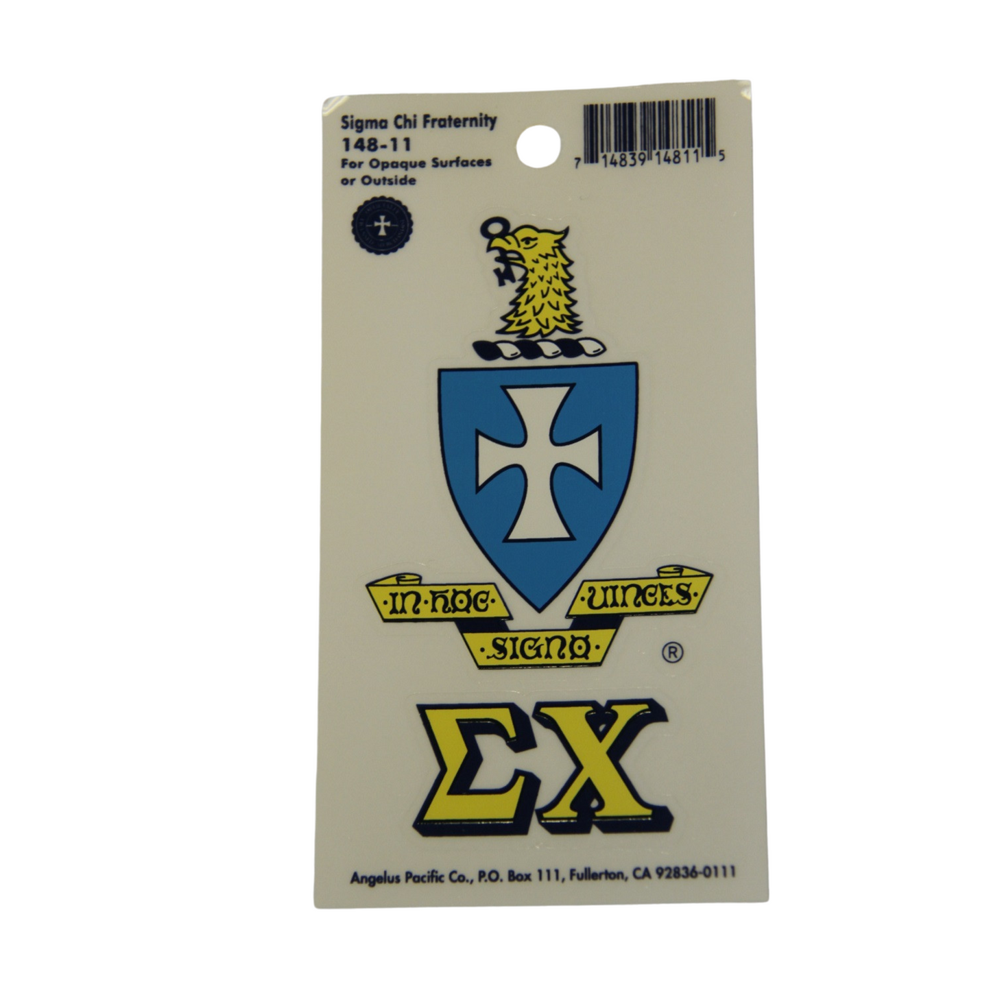 Sigma Chi Decal Sticker