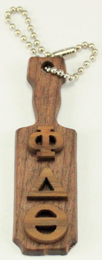 Phi Delta Theta Mini Wood Paddle Key Chain