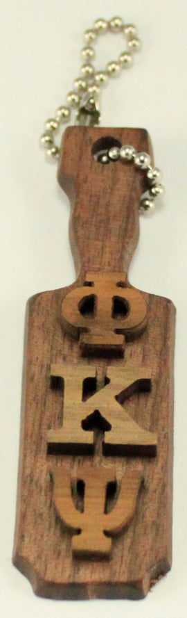 Phi Kappa Psi Mini Wood Paddle Key Chain