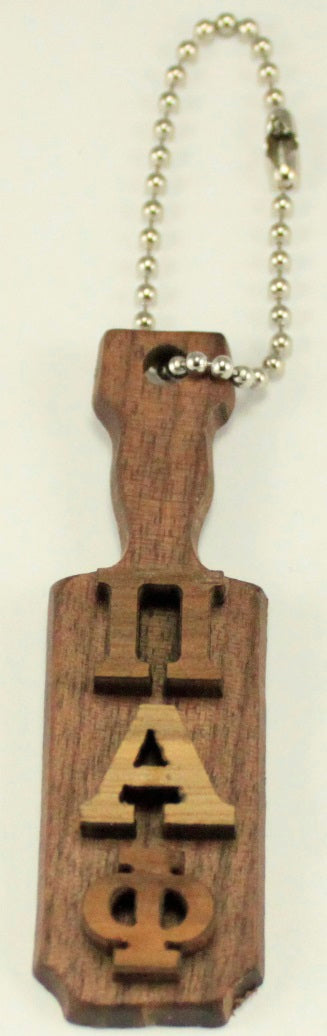 Pi Alpha Phi Mini Wood Paddle Key Chain