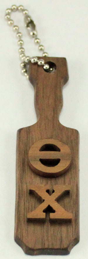 Theta Chi Mini Wood Paddle Key Chain