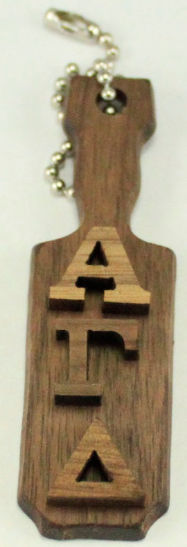 Alpha Gamma Delta Mini Wood Paddle Key Chain