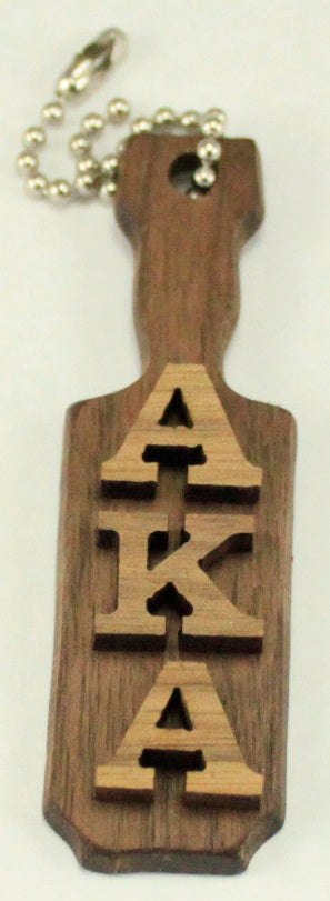 Alpha Kappa Alpha Mini Wood Paddle Key Chain