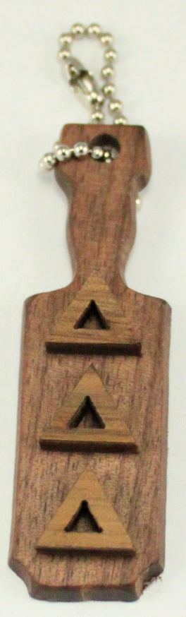 Delta Delta Delta Mini Wood Paddle Key Chain