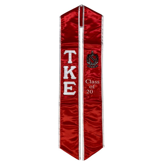 Tau Kappa Epsilon Graduation Sash Stole