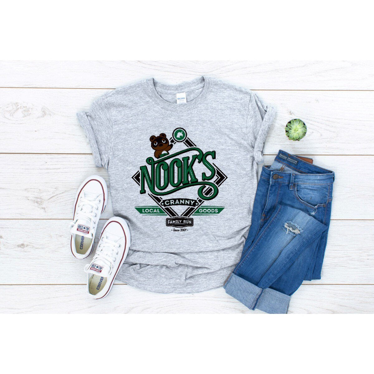 Animal Crossing Nooks 2001 Inspired Tee