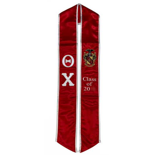 Theta Chi Graduation Sash Stole