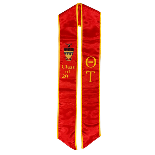 Theta Tau Graduation Sash Stole