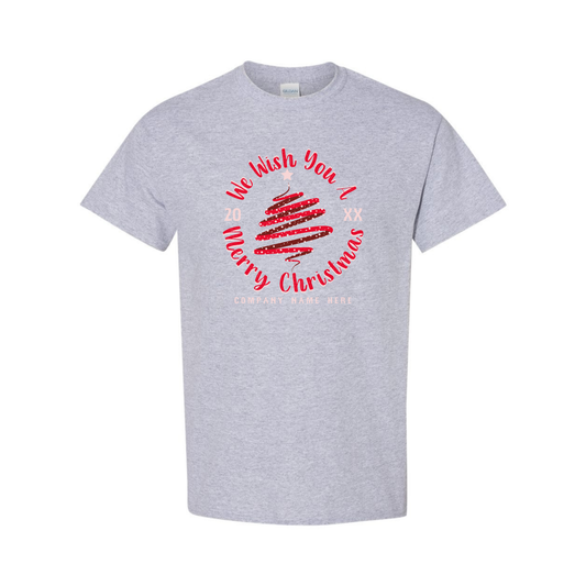 Holiday Shirt | We Wish You Christmas | Perfect for Company Events, Family Matching Outfits & Group Holiday Parties