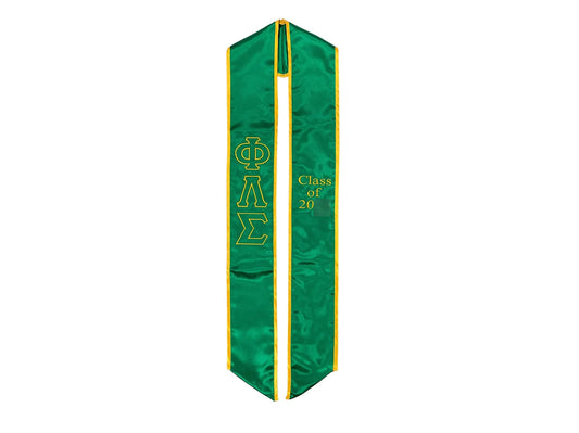 Phi Lambda Sigma Graduation Sash Stole