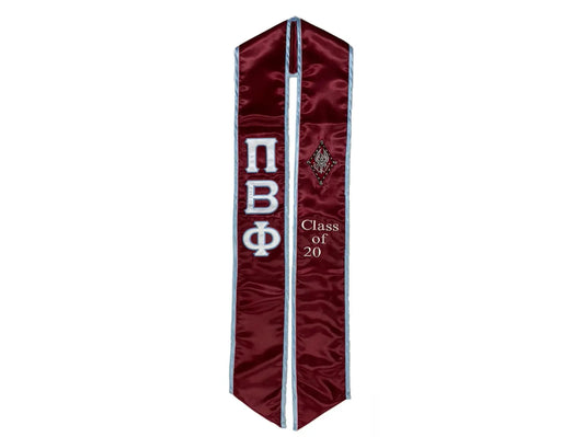 Pi Beta Phi Graduation Sash Stole