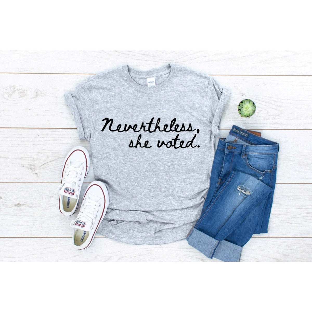 Nevertheless She Voted Tee