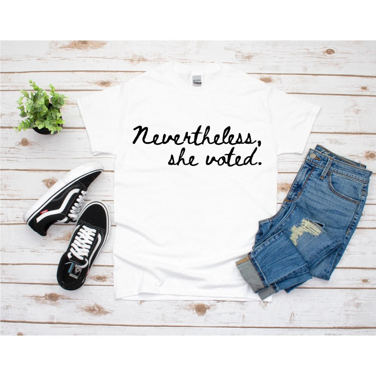 Nevertheless She Voted Tee