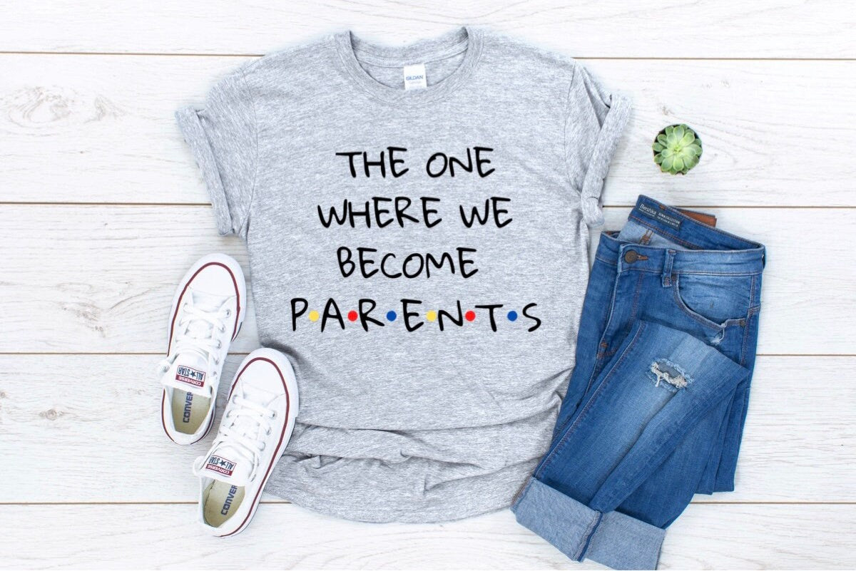 Friends Themed Pregnancy Announcement