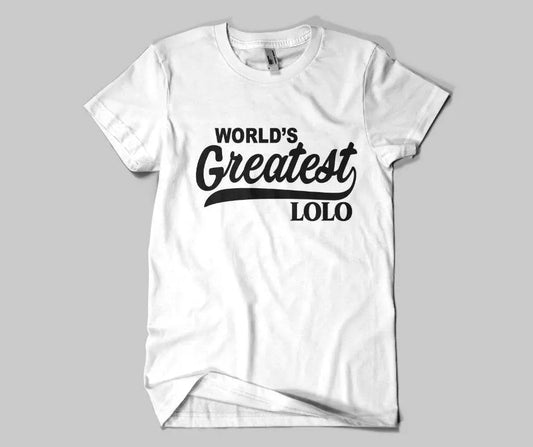 World's Greatest Lolo Shirt